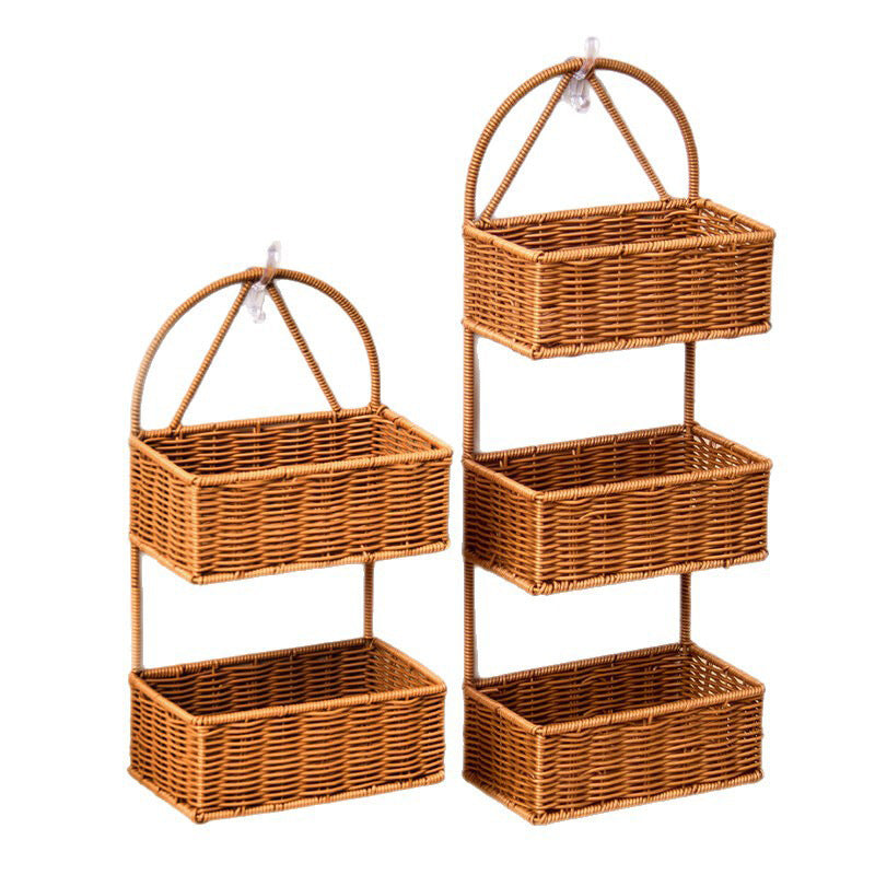 Wall Mount Storage Organizer Basket