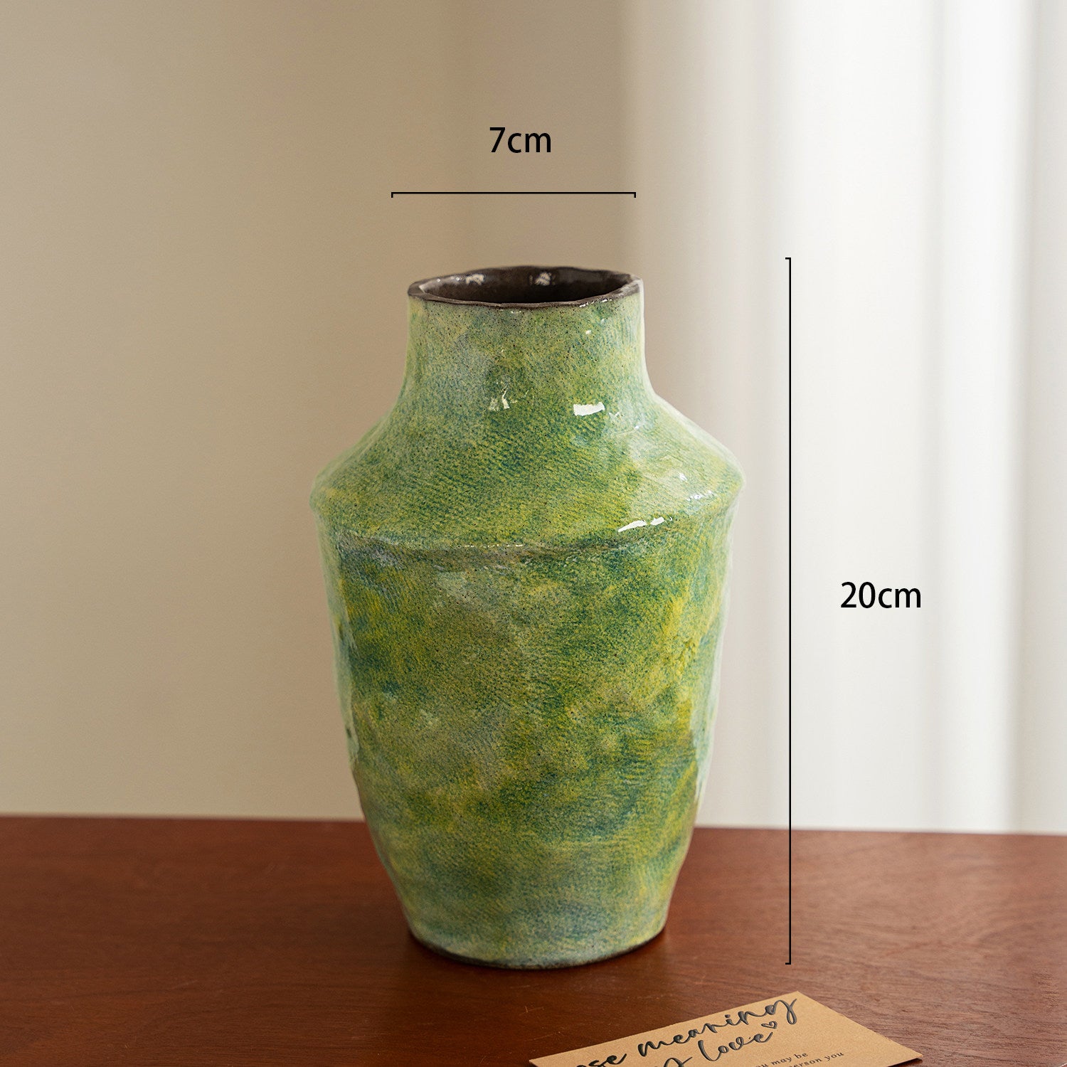 Ceramic Vase French Retro Floral Arrangement Home Decor