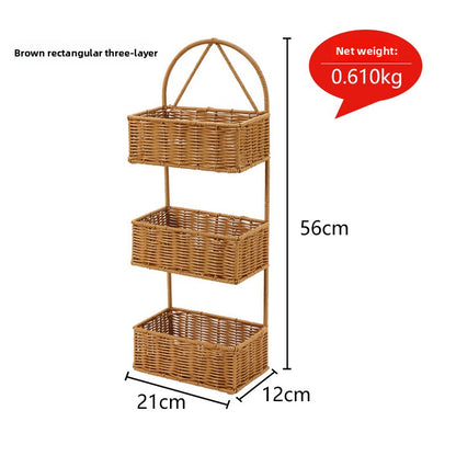 Wall Mount Storage Organizer Basket