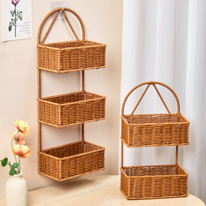 Wall Mount Storage Organizer Basket
