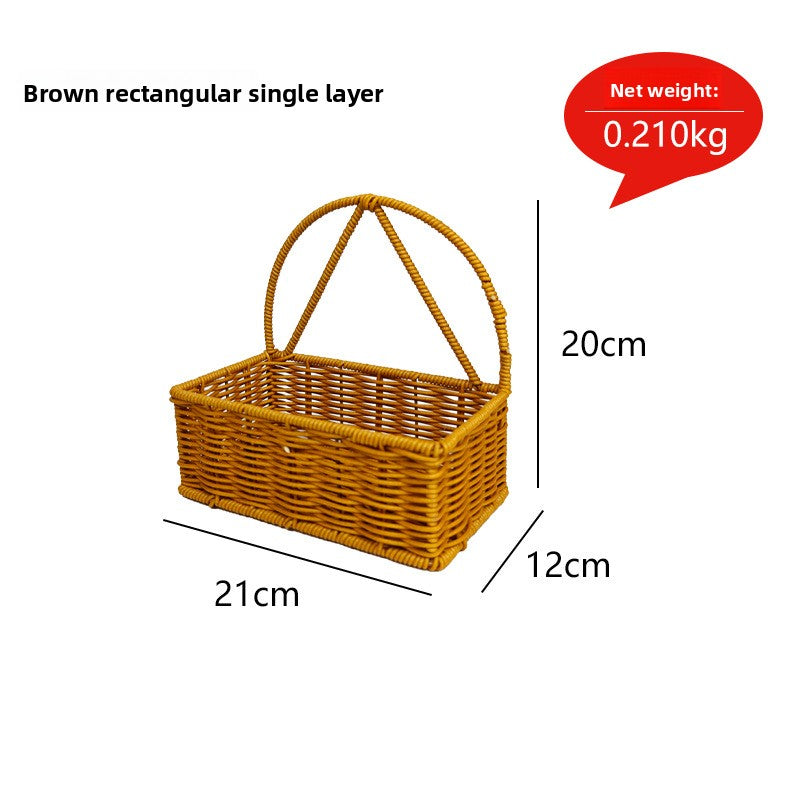 Wall Mount Storage Organizer Basket